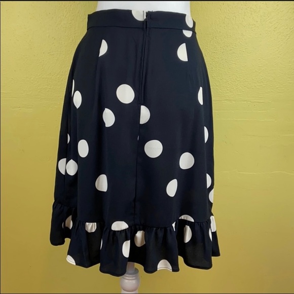 ModCloth That’s a Wrap navy polka dot skirt. NWOT - Picture 3 of 3